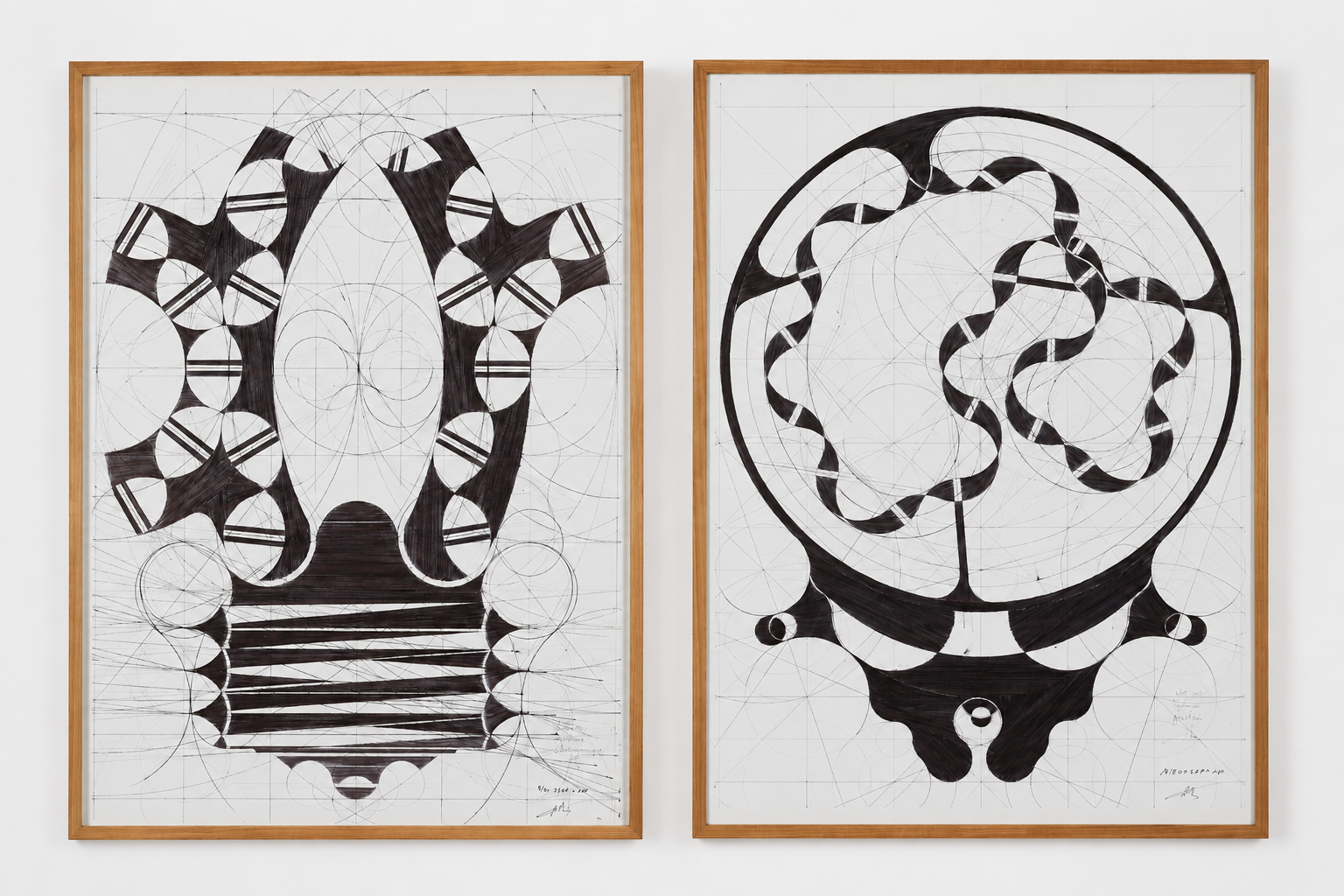 Jean Katambayi Mukendi, Genetisch / Chromosomique, offset print, 2021.